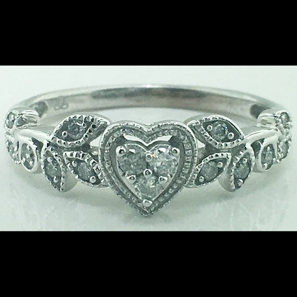 Zales Jewelry - 10k white gold diamond ring